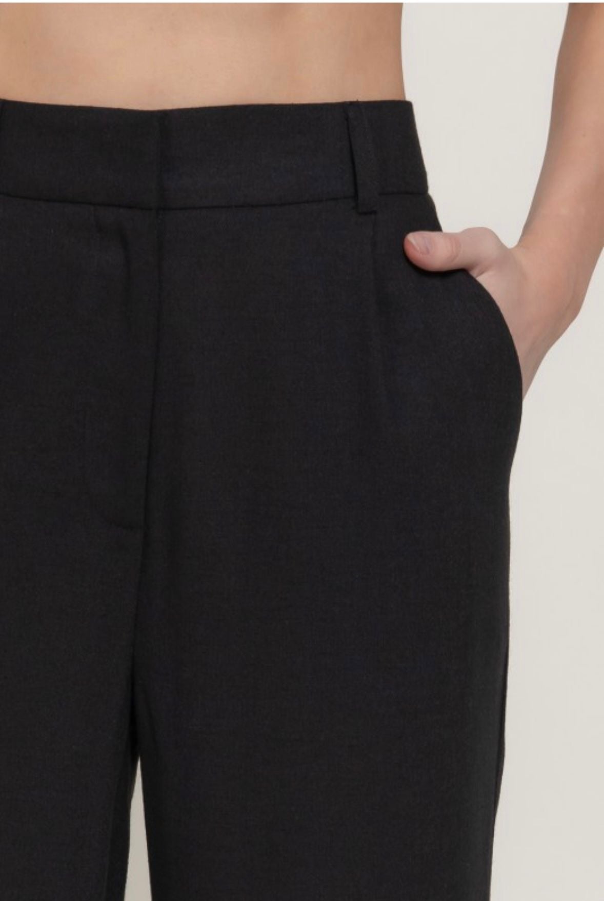 Linen Black Pant
