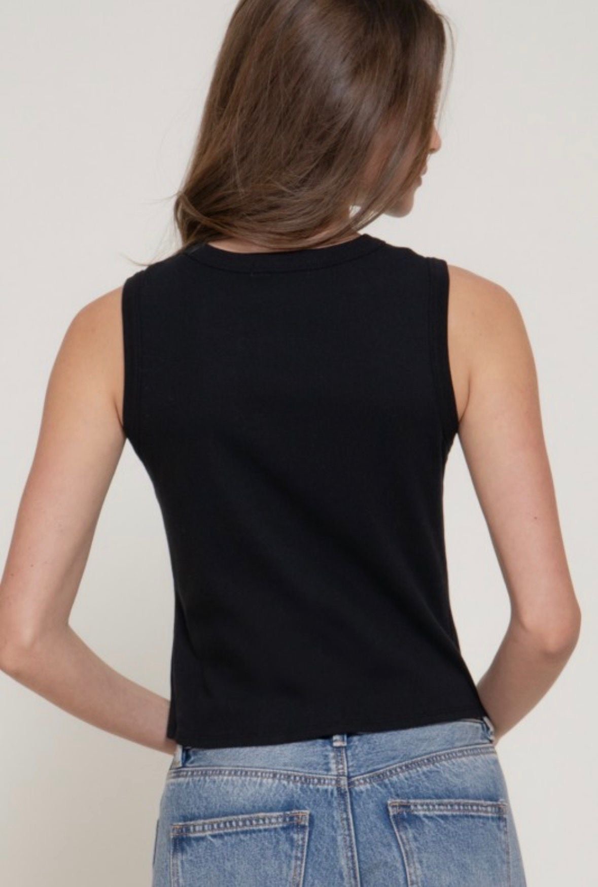 Sleeveless Top Black