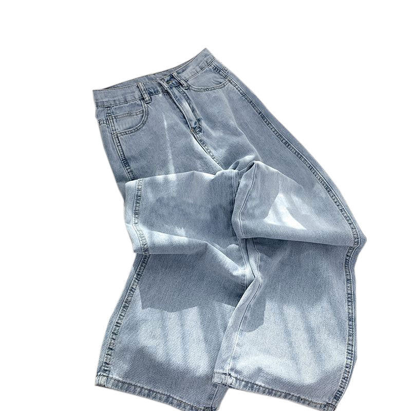 Light Blue Hight Waist Jeans-NH4656JN