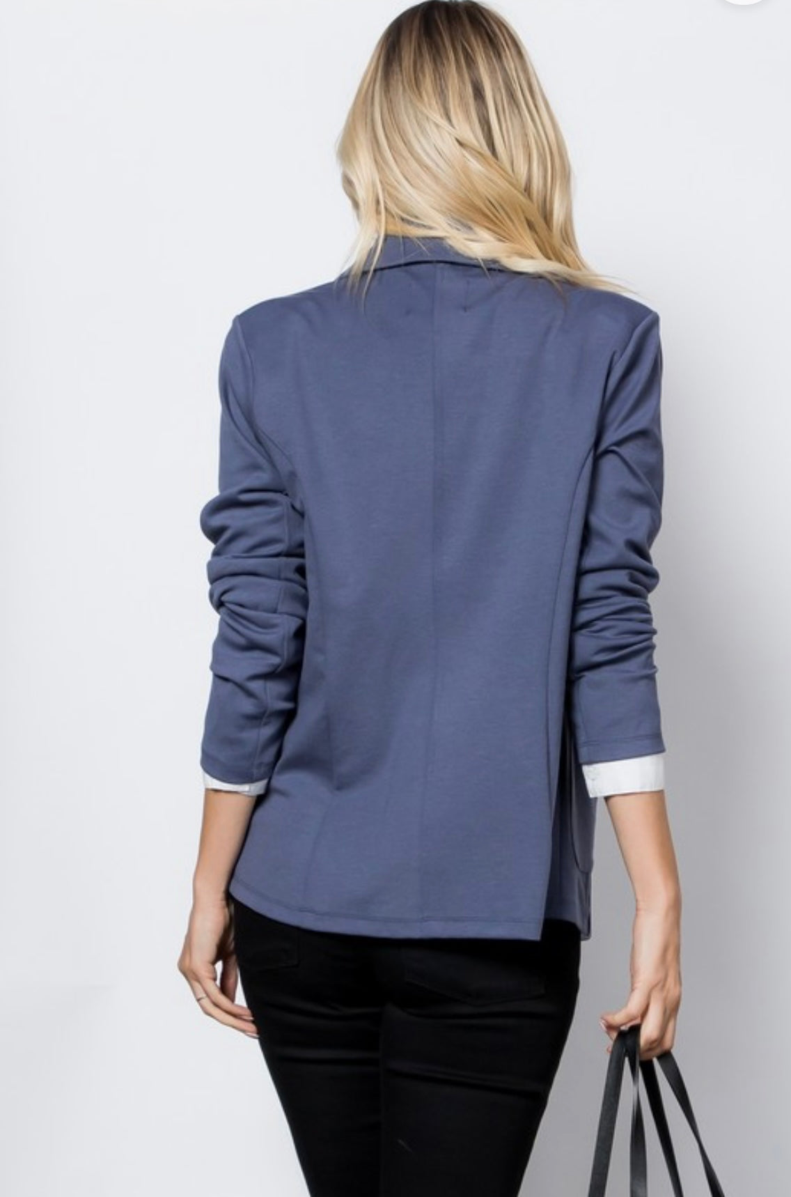 Slate Patch Pocket Blazer