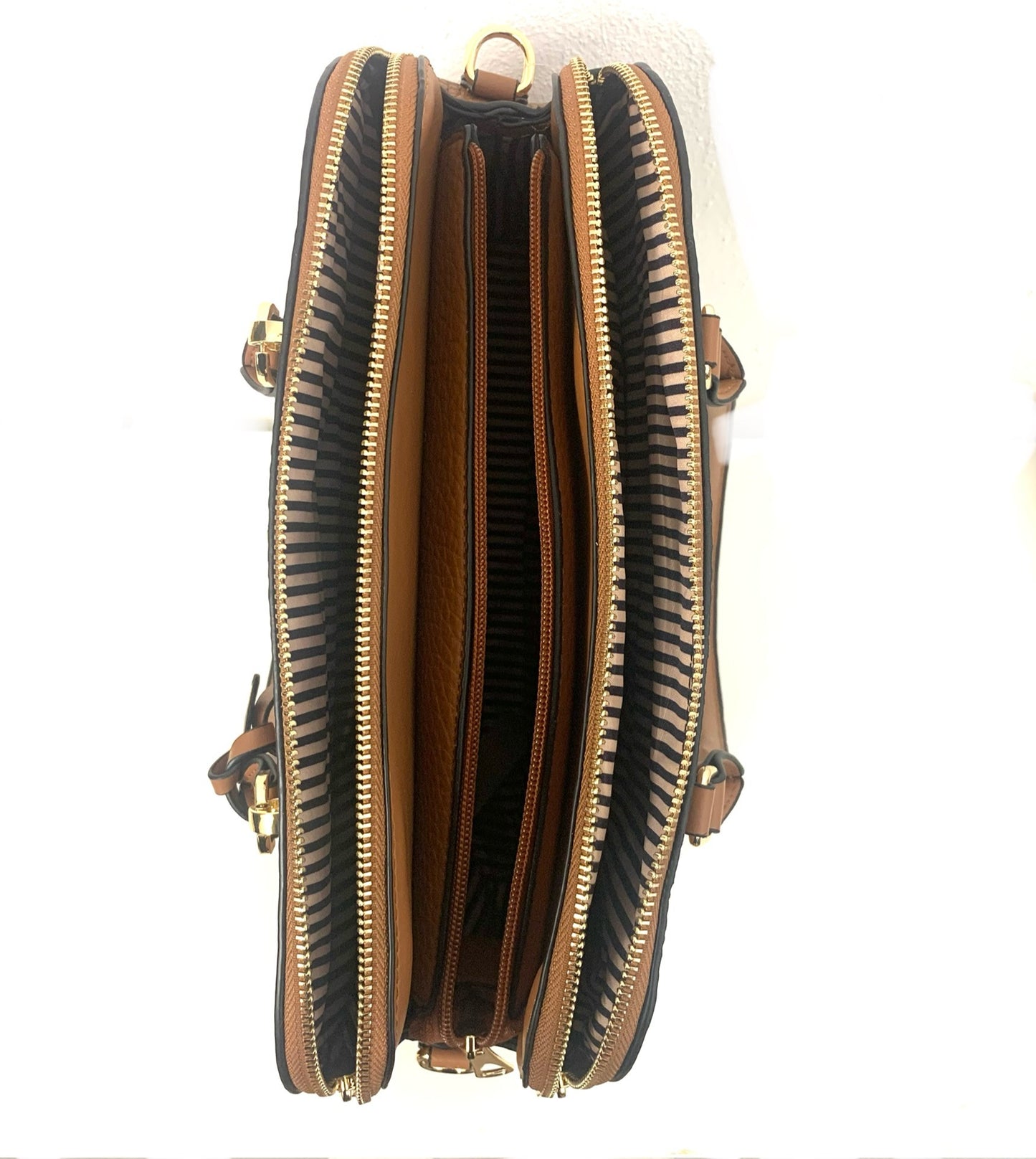 Cartera de 3 divisiones con wallet