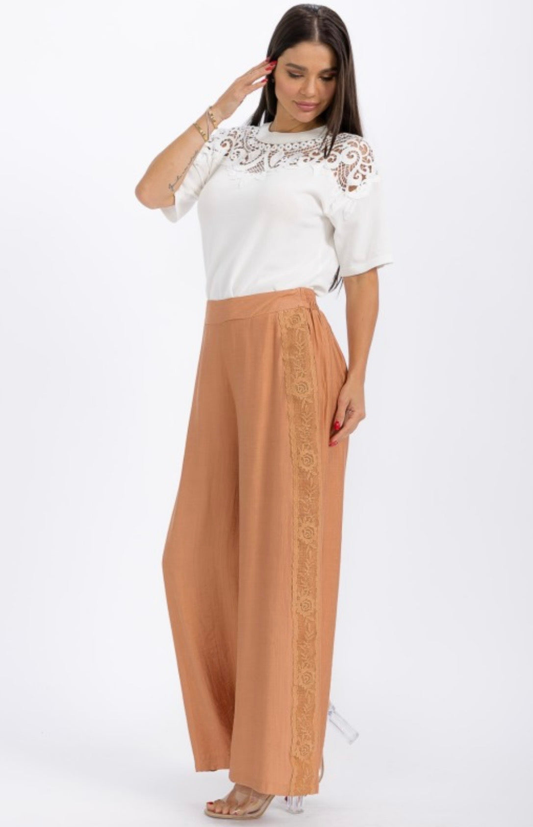 Lace Palazzo Pant