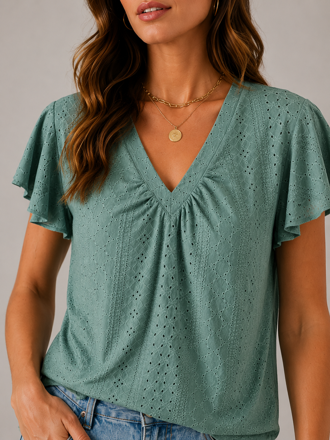 EYELET TOP- NH5132