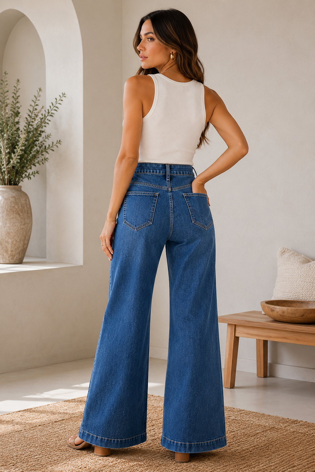 Harper Wide Leg Jeans- NH6542