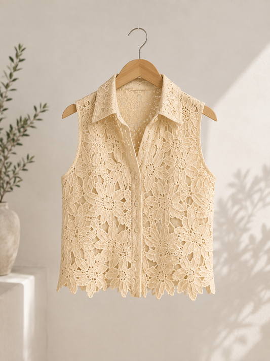 Amalfi Embroidery Top- NH8873